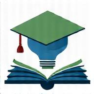 Icono de libro abierto y gorro de graduación simbolizando educación continua